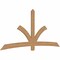 Ekena Millwork Davenport Timber Gable Bracket, Western Red Cedar, 108"W x 49"H x 1 1/2"D x 5 1/2"F, 11/12 Pitch GBW108X49X0206DAV00SWR - alternate 3